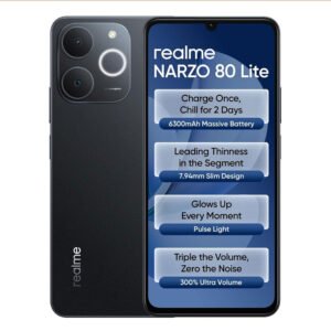 realme NARZO 80 Lite 4G (Obsidian Black 2026, 4GB+64GB)